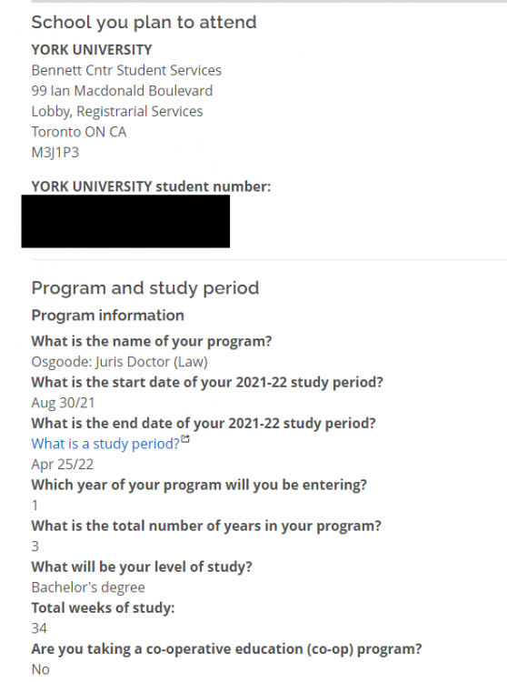 Applying for OSAP Osgoode Hall (York University) The Canadian Law Forum